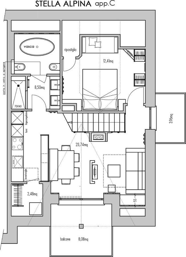 Chalet Remi-Stella Alpina Livigno Eksteriør billede